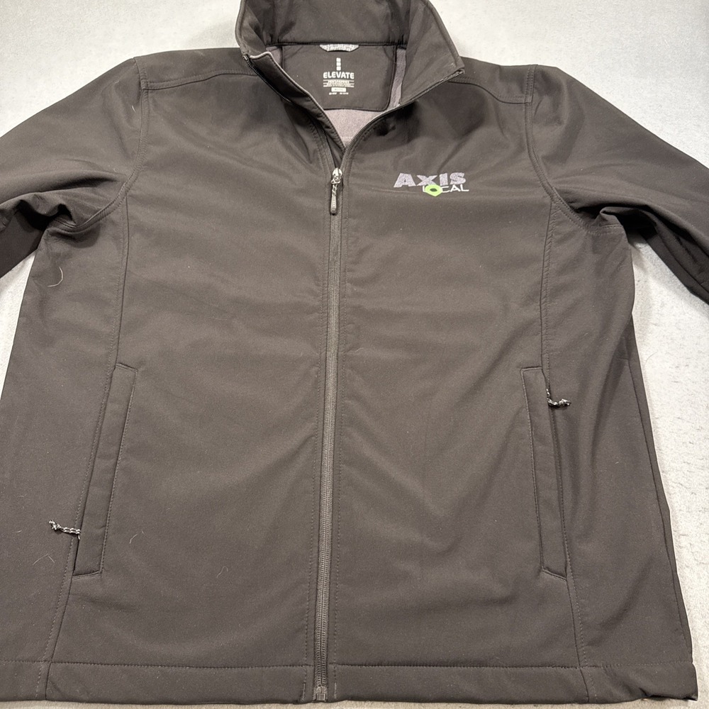 Elevate  Full Zip Jacket Mens XL AXIS LOCAL Performance Tamarack Black